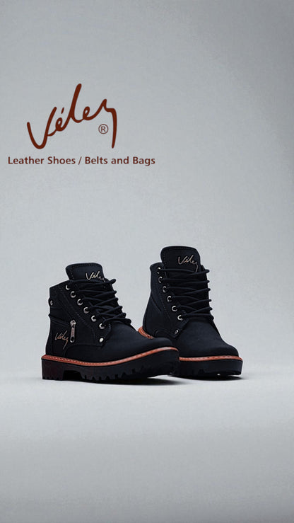BOTINES VELÉZ EN CUERO 100% LEGÍTIMO