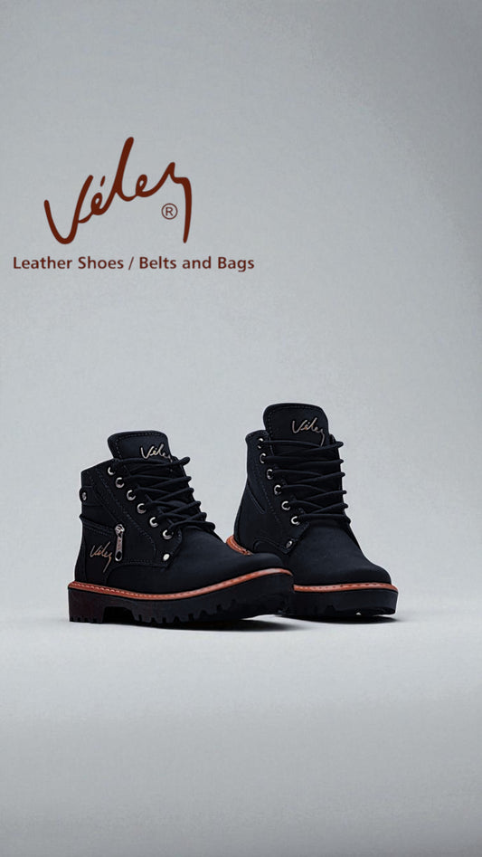 BOTINES VELÉZ EN CUERO 100% LEGÍTIMO